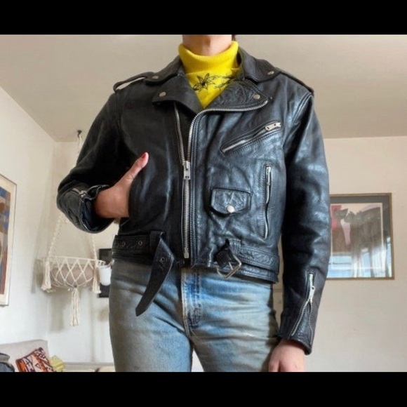 Vintage leather jacket - Picture 5 of 7
